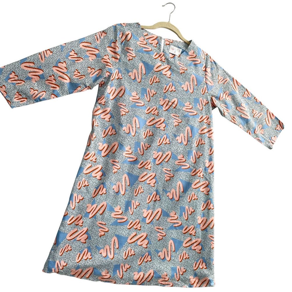 Unique Patterned Shift Dress